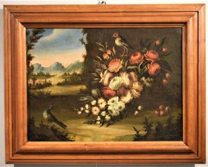 Natureza Morta de Flores com Paisagem (2)